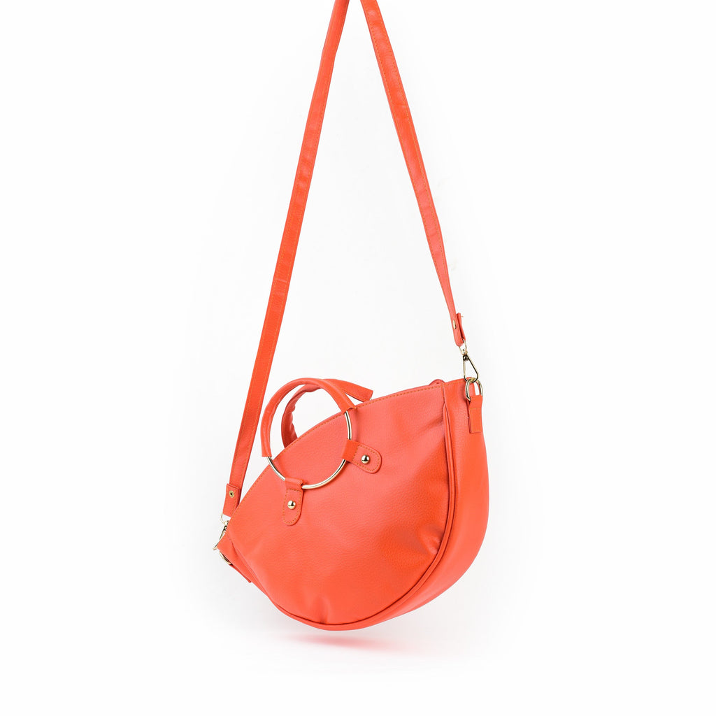 VYBE - Round Shoulder Bag - Orange