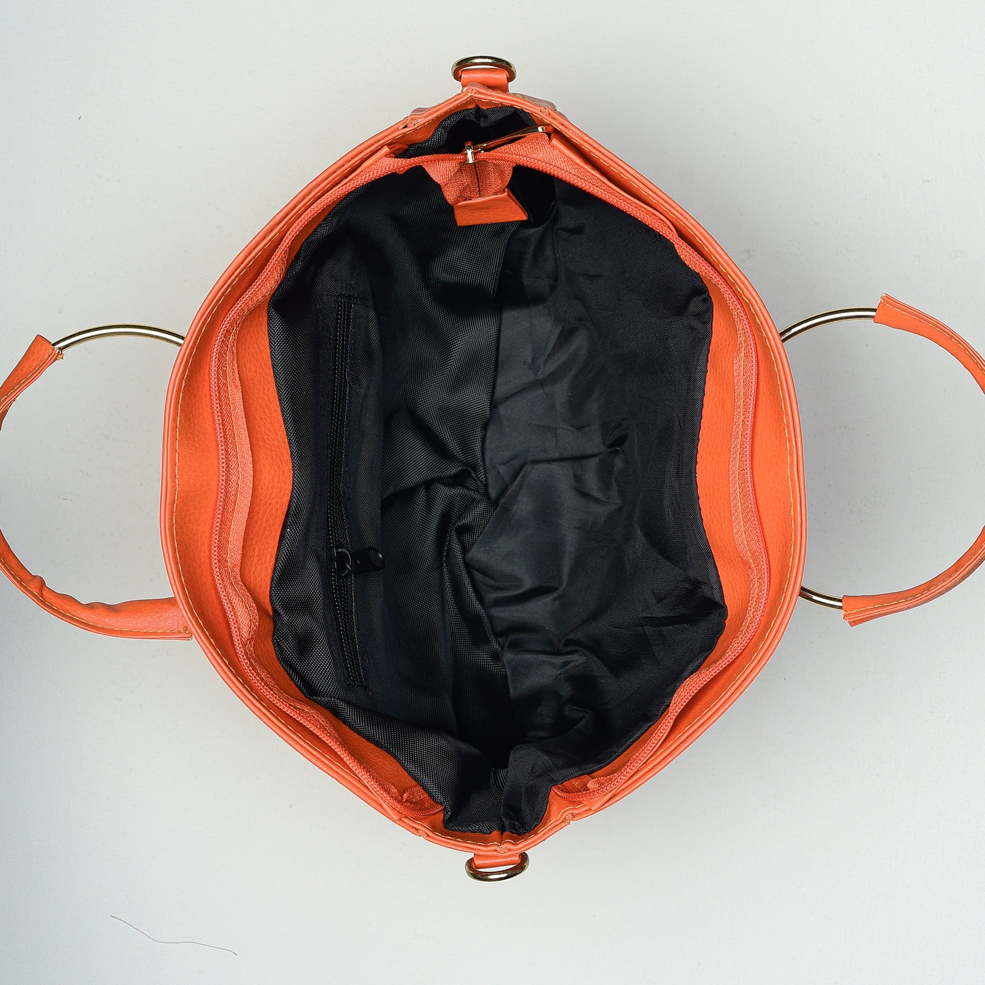 VYBE - Round Shoulder Bag - Orange