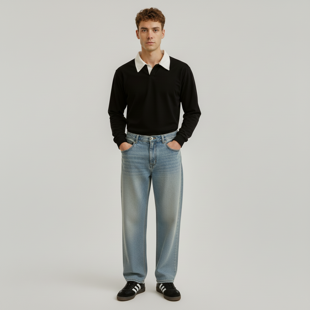 Vybe - Retro Core Sweatshirt - Black