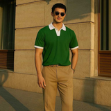 Vybe - V NECK - Polo Shirt - Green