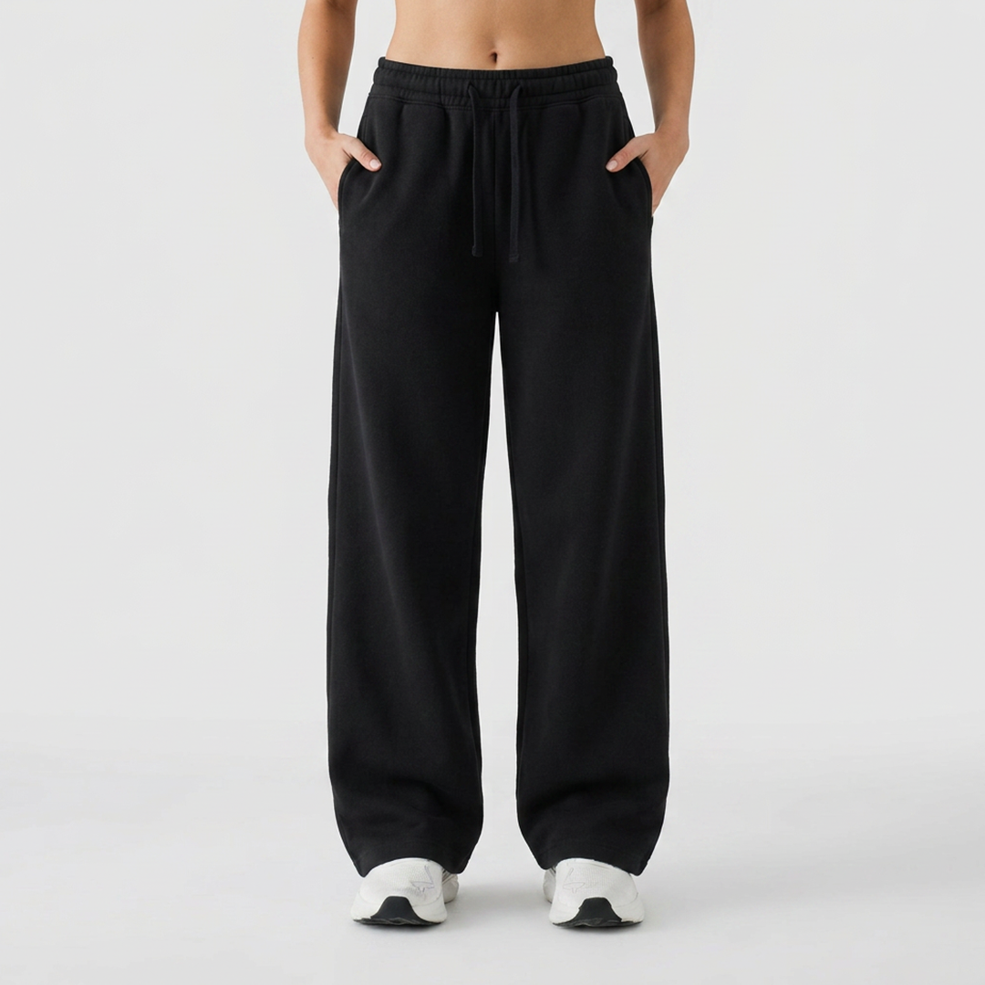 Vybe - Wide Pull-On Trouser | Black