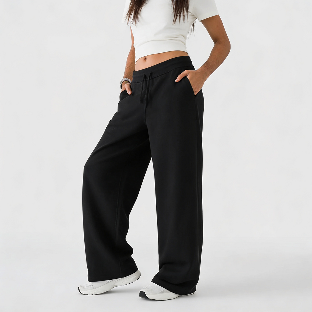 Vybe - Wide Pull-On Trouser | Black