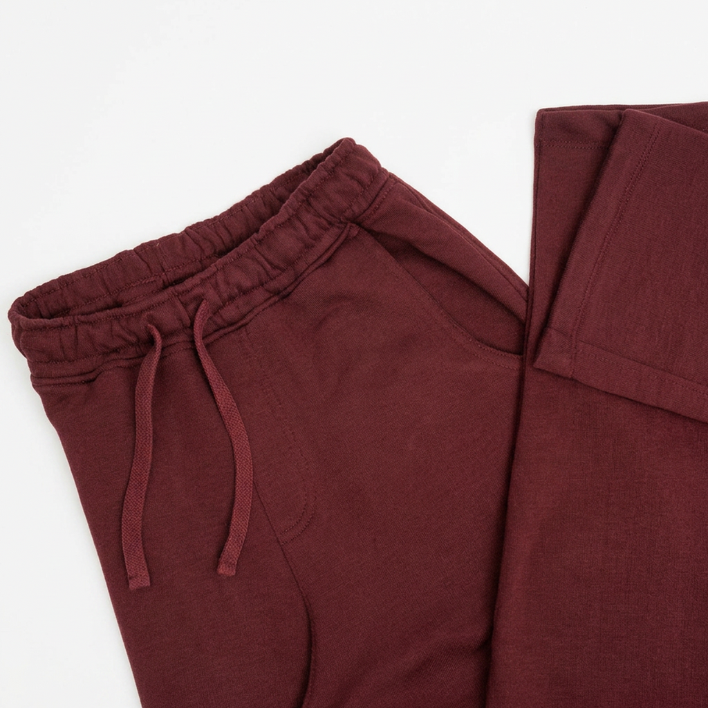 Vybe - Wide Pull-On Trouser | Burgundy