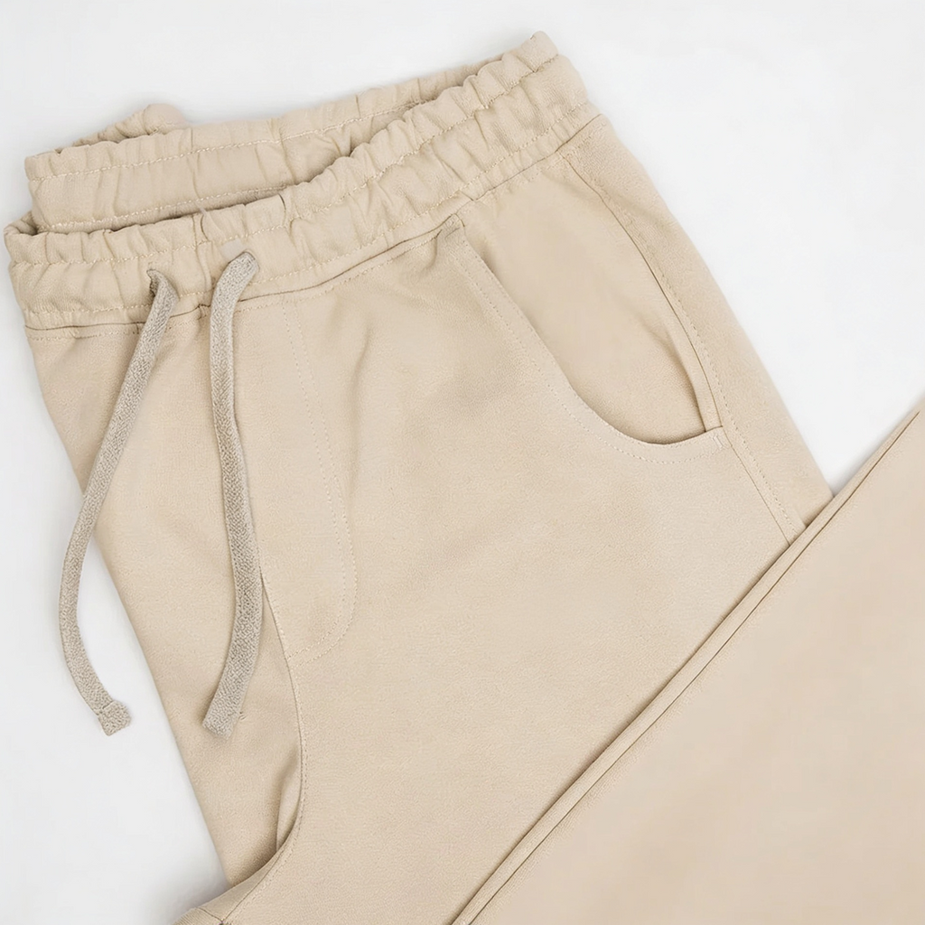 Vybe - Wide Pull-On Trouser | Oatmilk