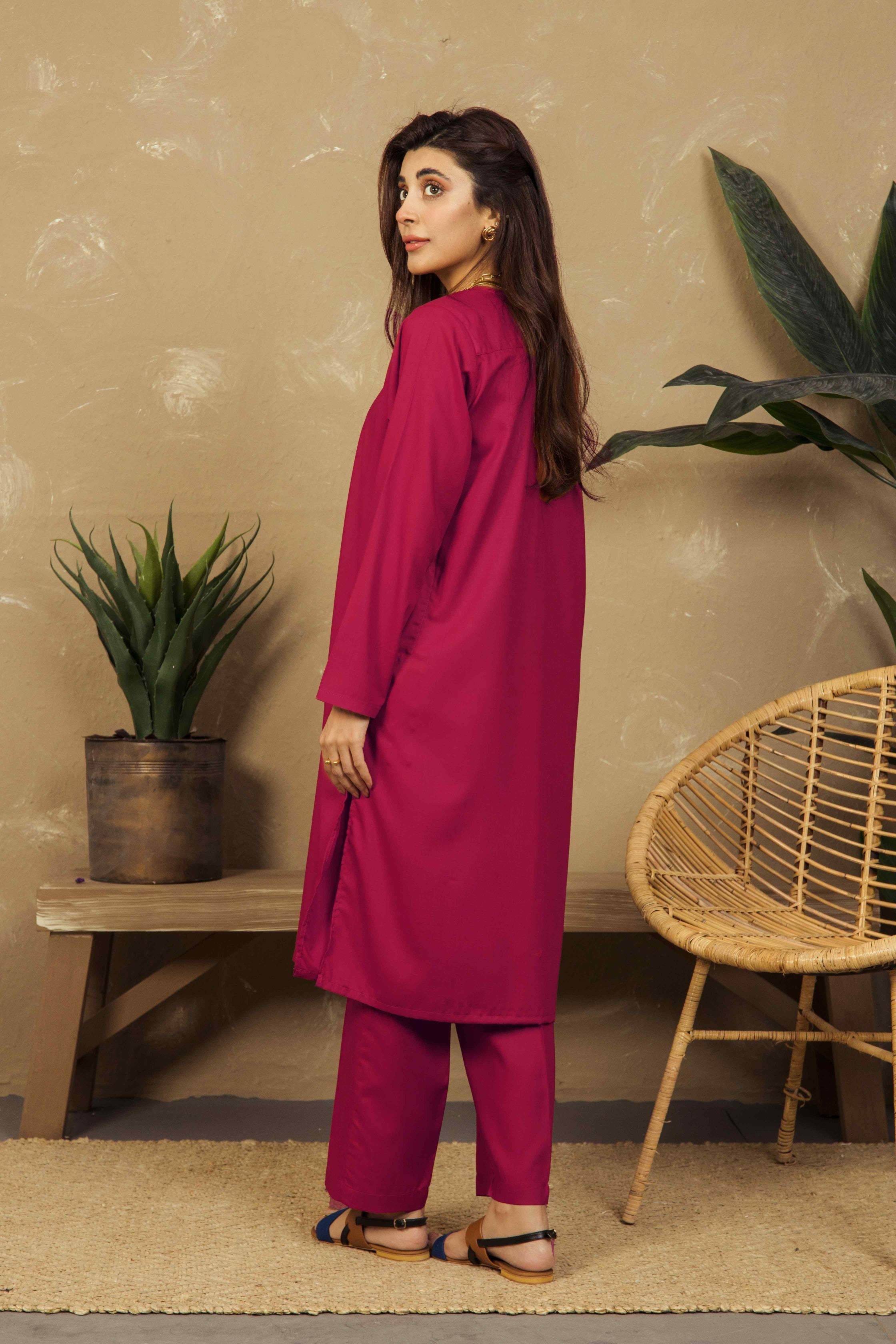 VYBE - Basic Co-Ord Citrine - Pink