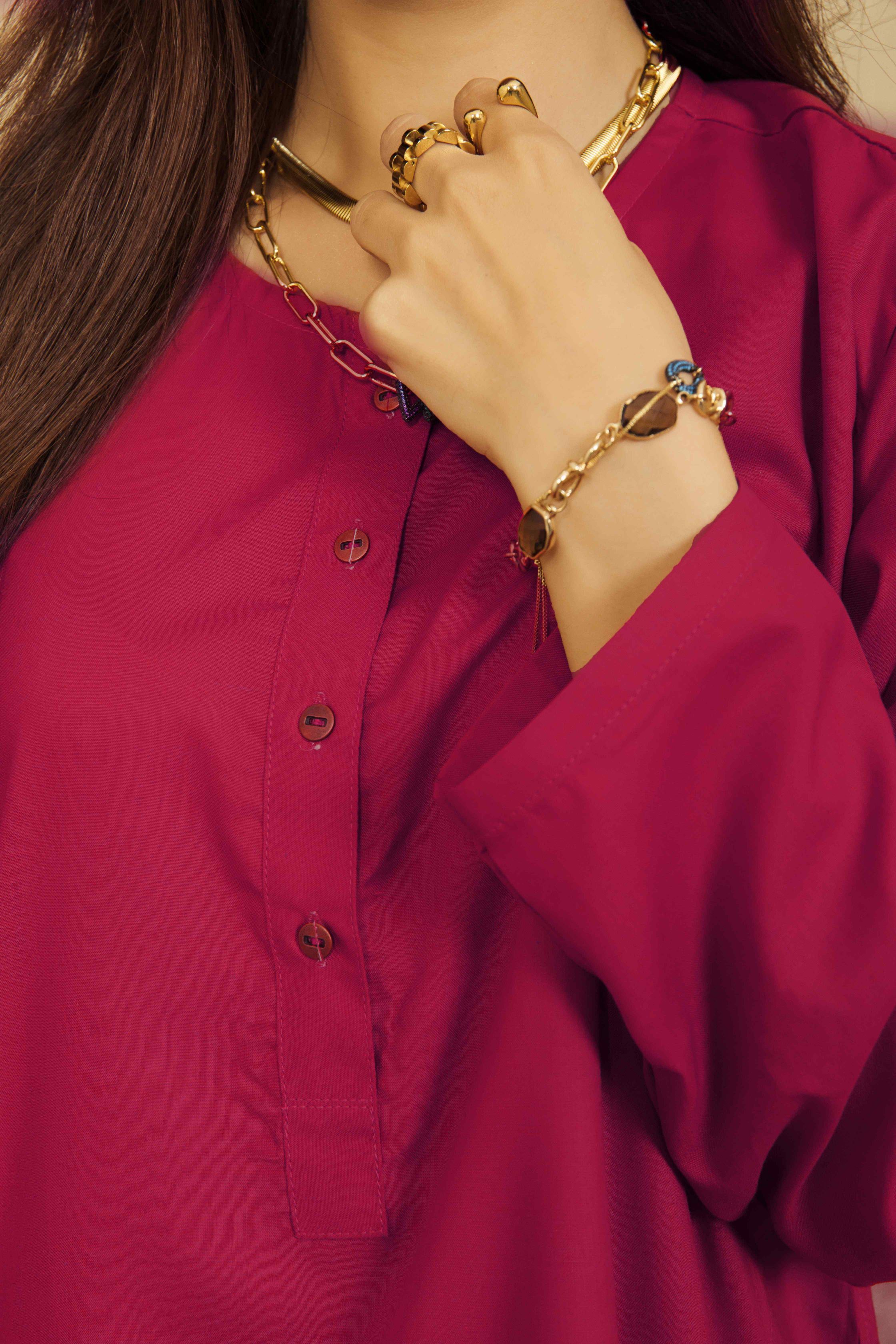 VYBE - Basic Co-Ord Citrine - Pink