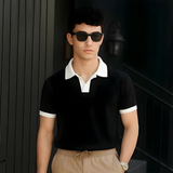 Vybe - V NECK - Polo Shirt - Black