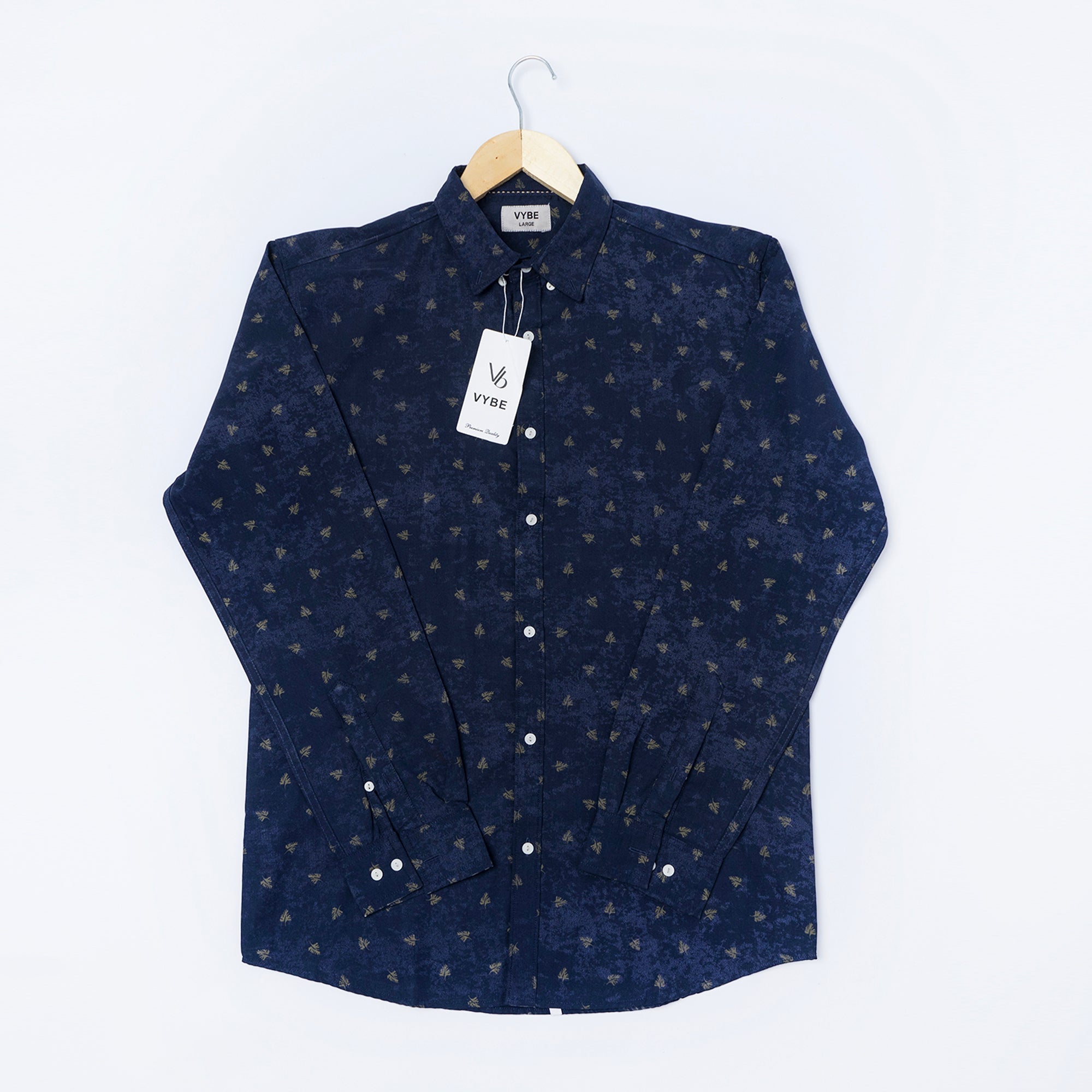 VYBE- Casual Shirts Blue