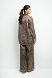 Vybe - PJ SET (Multi Dot Brown)