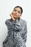 Vybe - PJ SET (Cheetah Print Black)