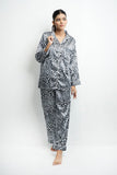 Vybe - PJ SET (Cheetah Print Black)