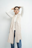 Vybe- Self Printed Stole Beige