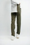 VYBE- Ladies Pants-Olive Deinm