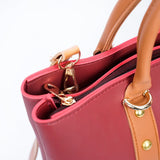 VYBE- Three Button Bag- Maroon