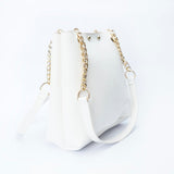 VYBE- Chain Shoulder Bag- White