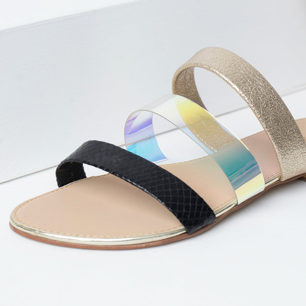 VYBE- Multi strap Flats