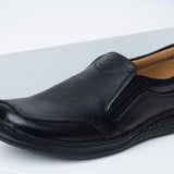 Vybe- Casual Leather Shoes- Black