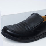 Vybe- Casual Leather Shoes- Black