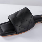 VYBE- Squar Weave Slide-Black