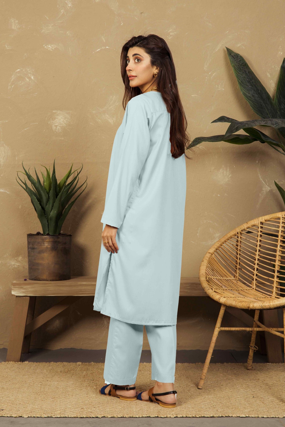 VYBE - Basic Co-Ord Citrine - Ice Blue