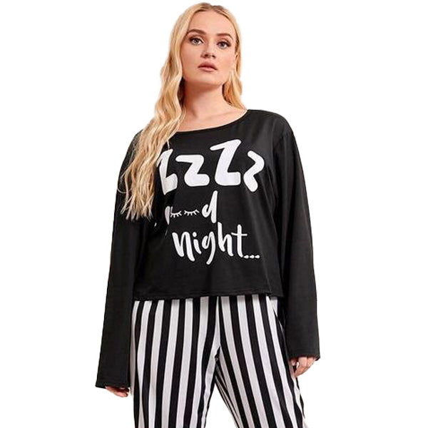 VYBE- Sleep Night Printed Pj Set