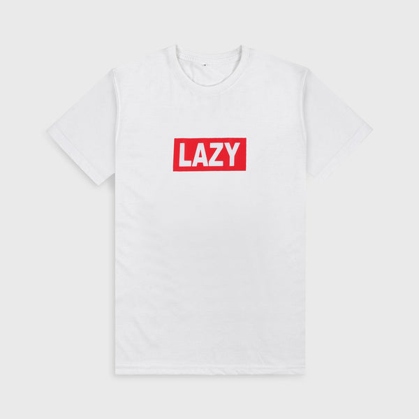 VYBE - Lazy Crew Neck Tee-White
