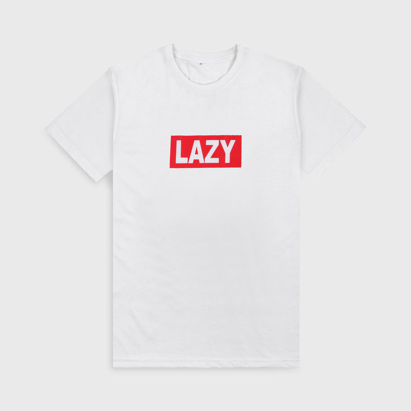 VYBE - Lazy Crew Neck Tee-White