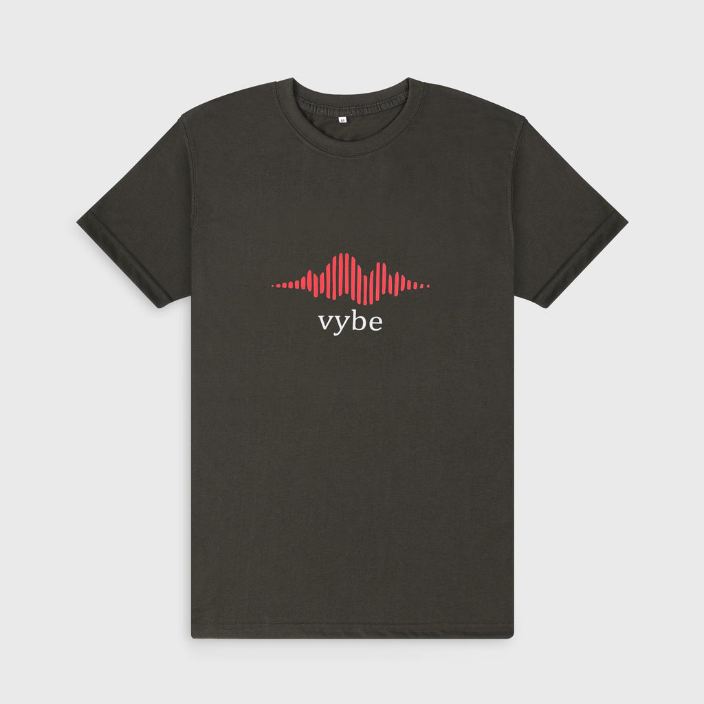 VYBE - Vybe Beats Crew Neck Tee-Grey