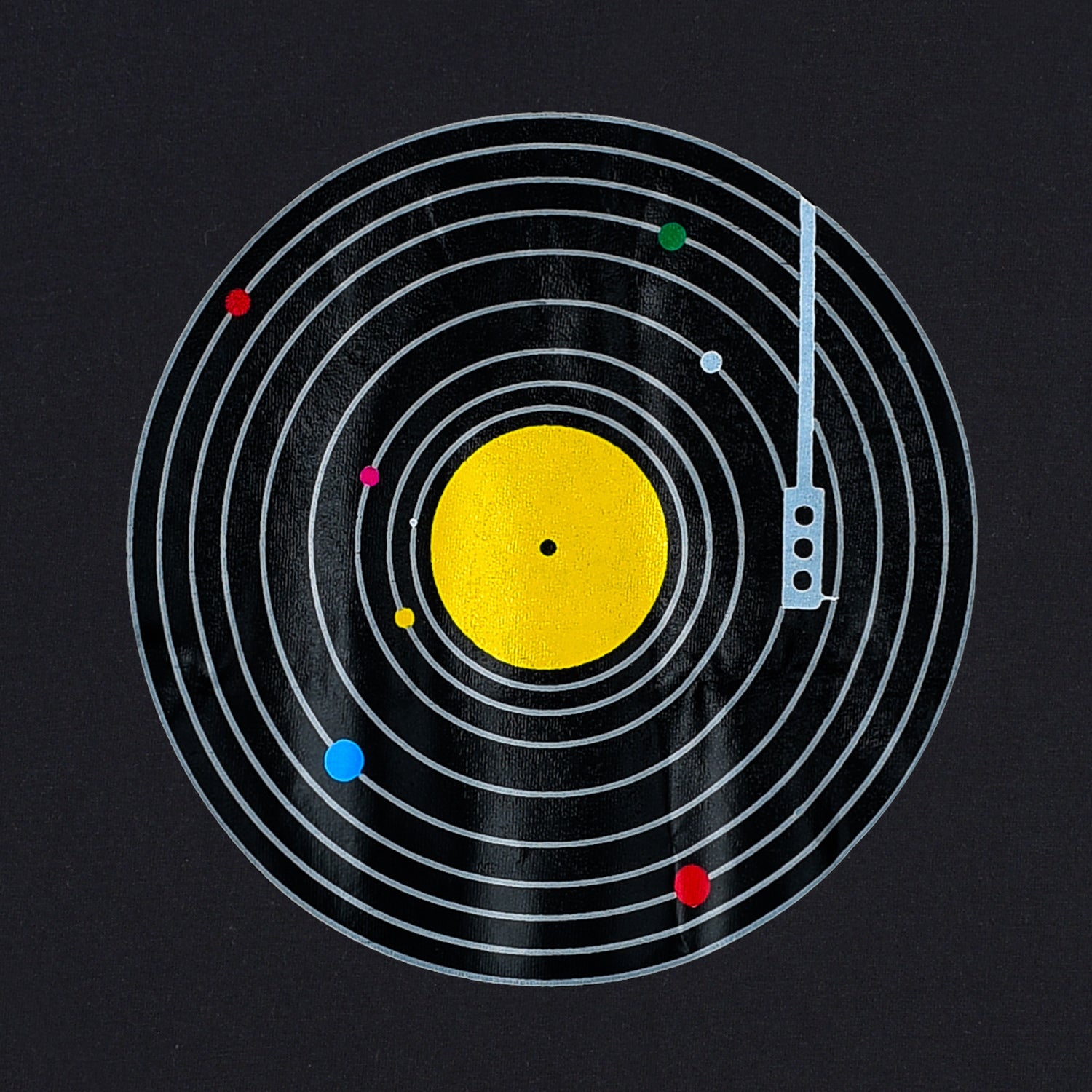 VYBE- Disc Crew Neck Tee- Black