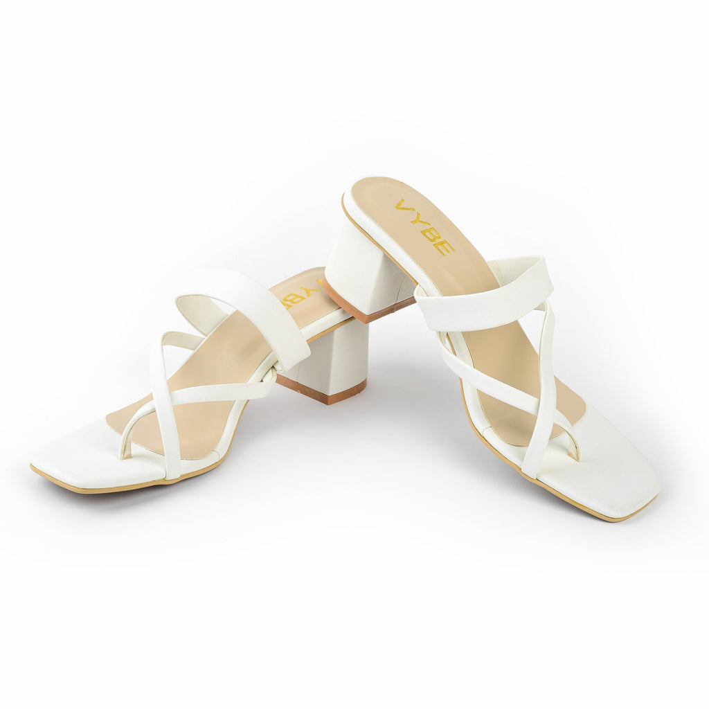 VYBE - Basic Heel - White