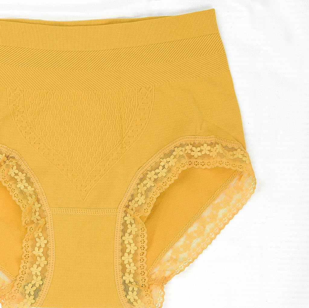 VYBE - Floral Ladies Underwear - Yellow