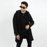 Vybe Basics - Long Coat - Black