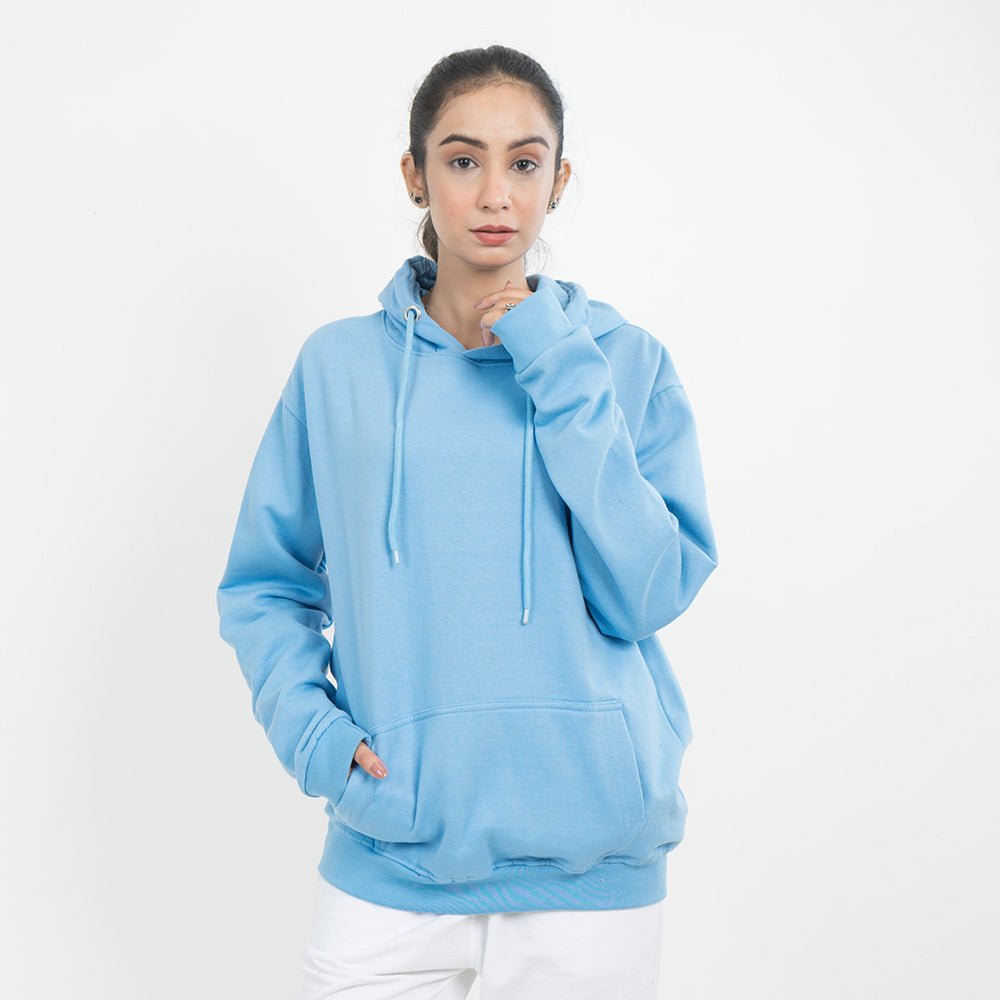 Vybe Basics - Kangroo Hoodie - Sky Blue