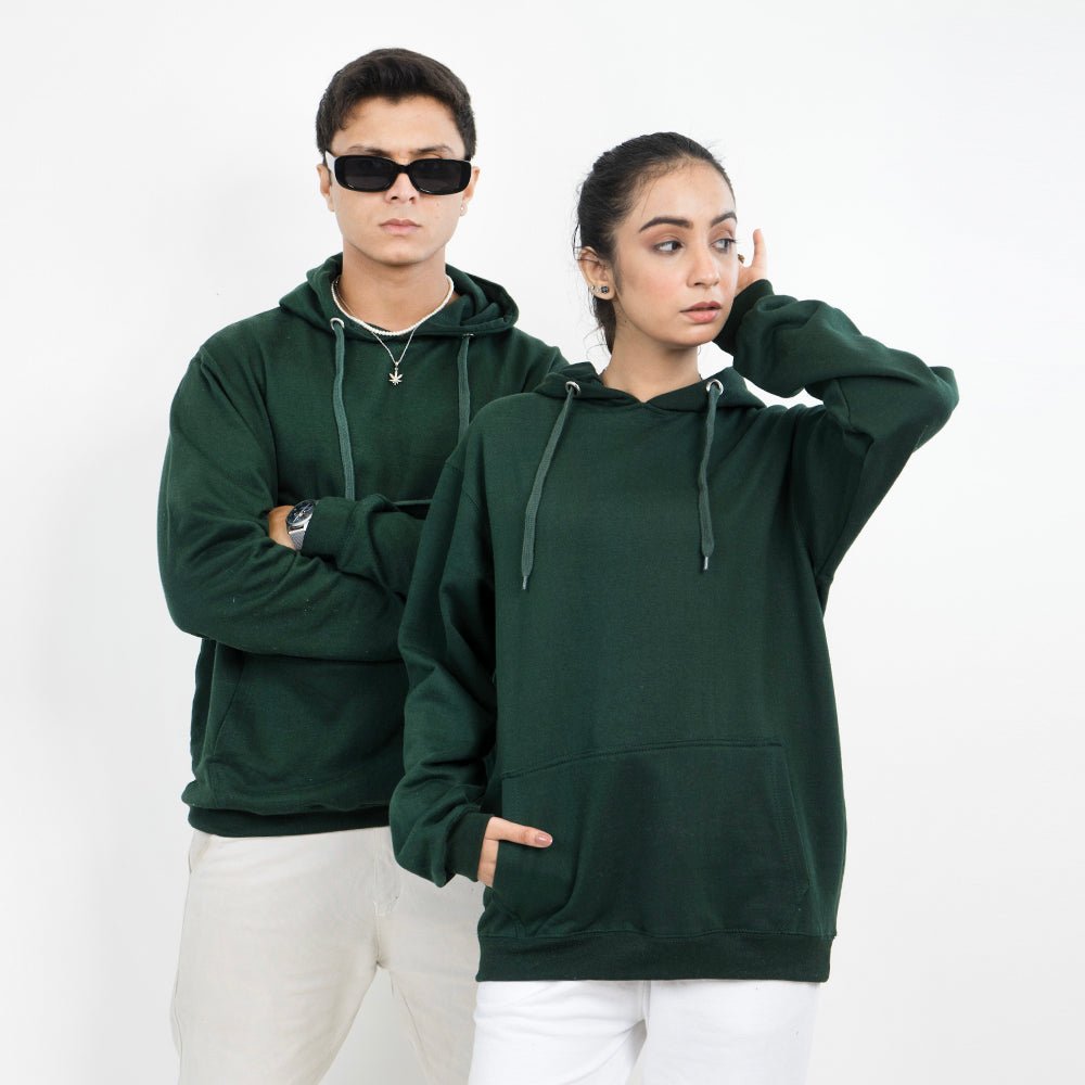 Vybe Basics - Kangroo Hoodie - Green
