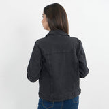 Vybe Basics - Black Denim Jacket