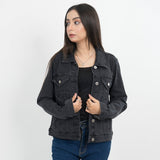 Vybe Basics - Black Denim Jacket