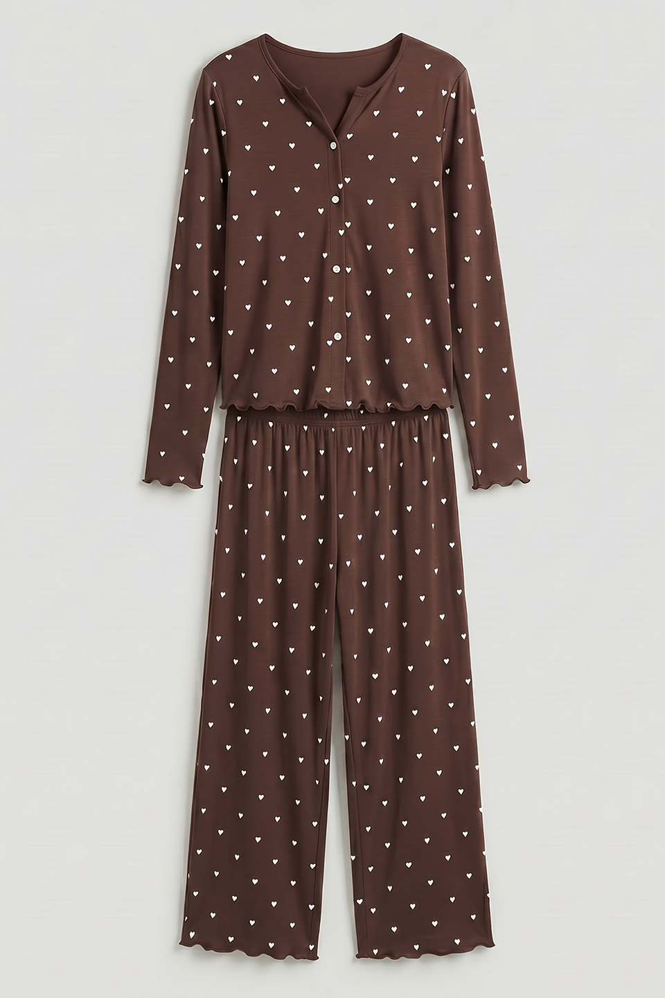 Vybe - Ivory Dream Set (Heart Printed) - Mocha