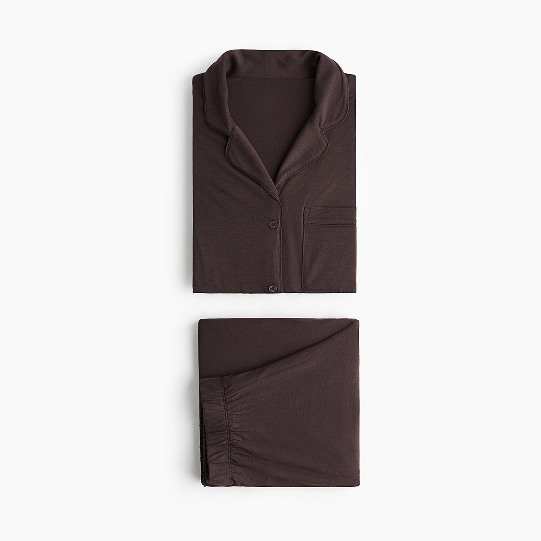 Cloud Pajama Set - Mocha