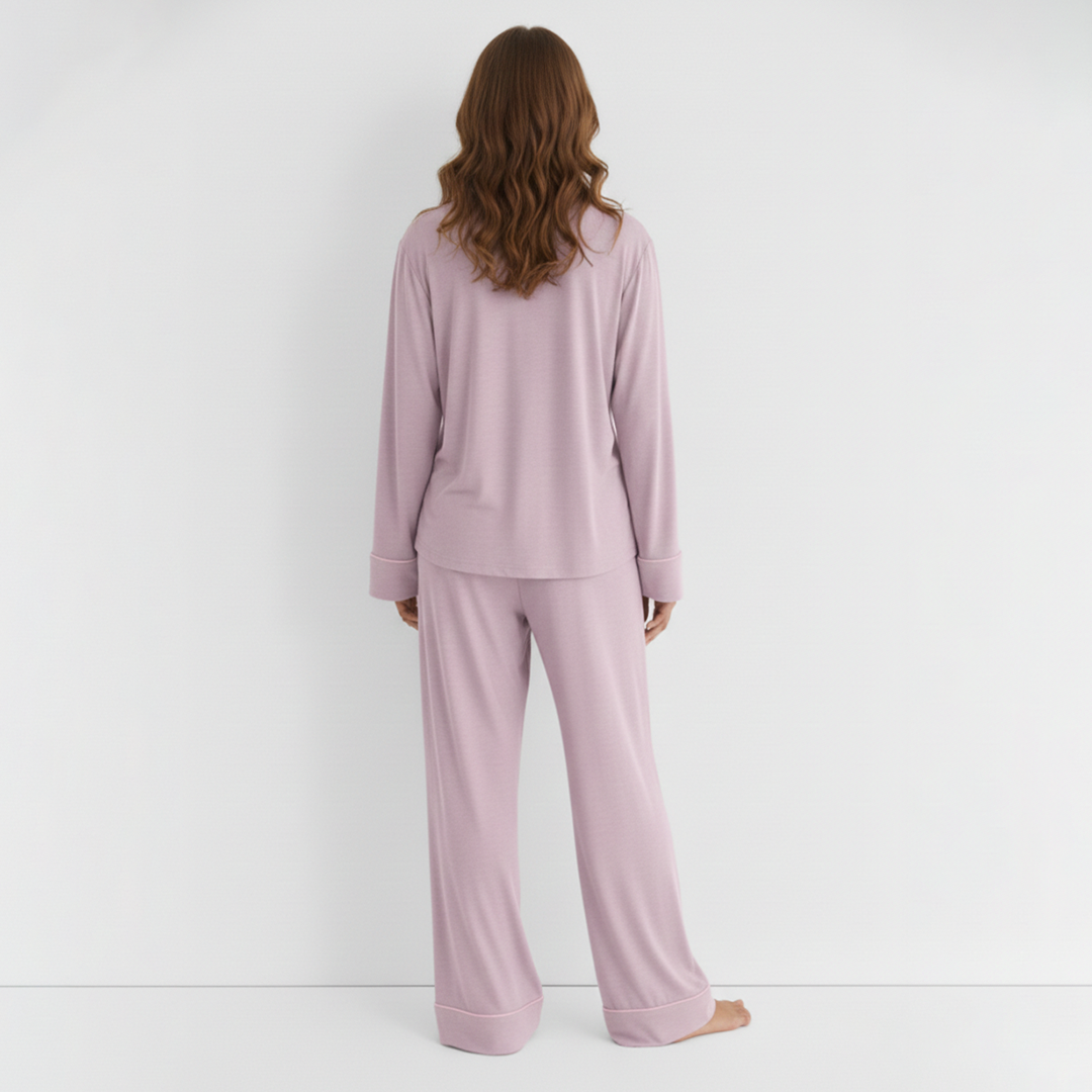 Cloud Pajama Set - Lilac