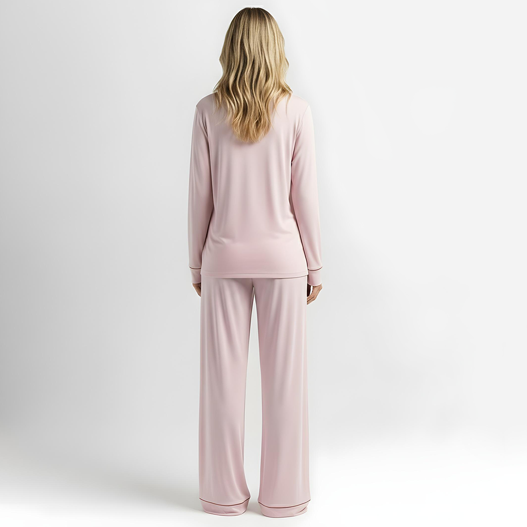 Cloud Pajama Set - Blush Pink