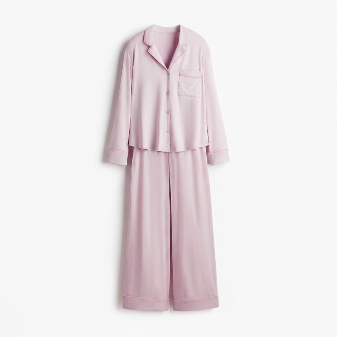 Cloud Pajama Set - Blush Pink