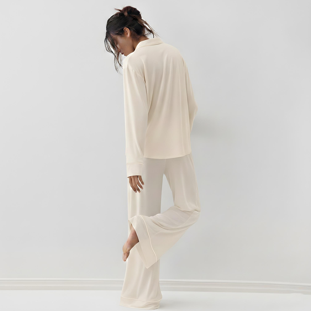 Cloud Pajama Set - Oat Milk