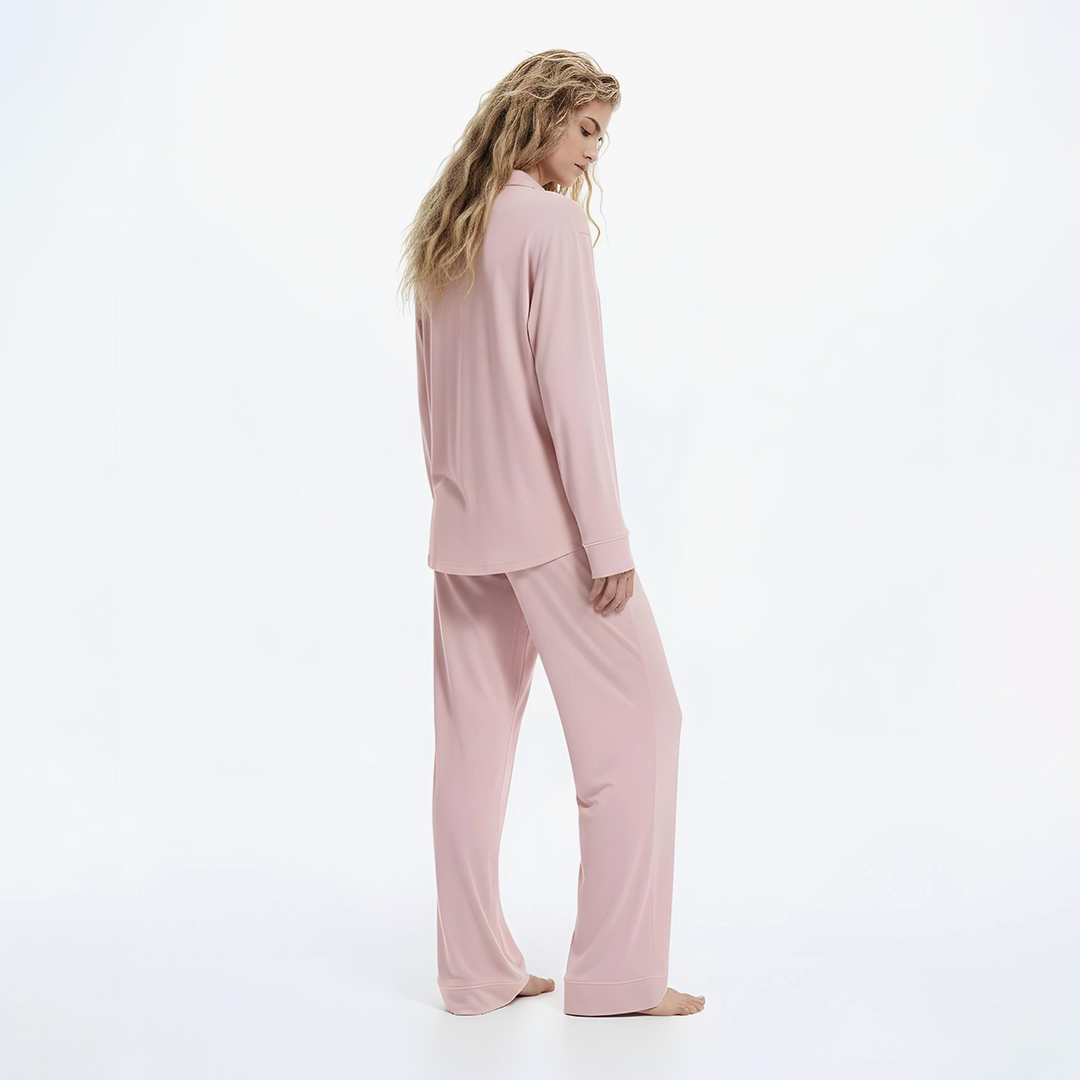 Cloud Pajama Set - Dusty Pink