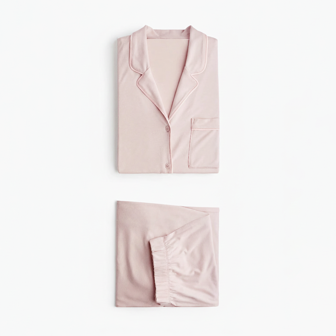 Cloud Pajama Set - Dusty Pink