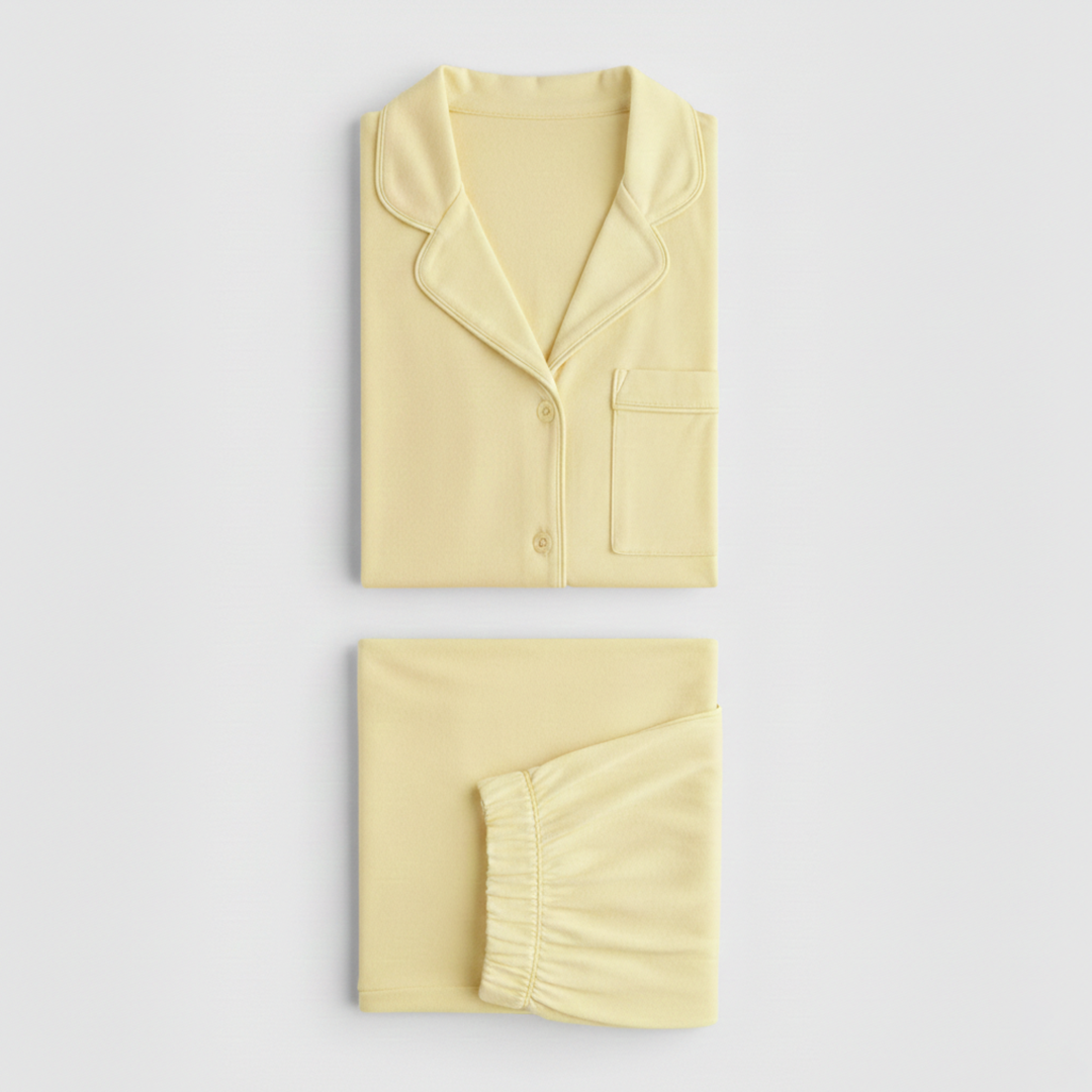 Cloud Pajama Set - Butter
