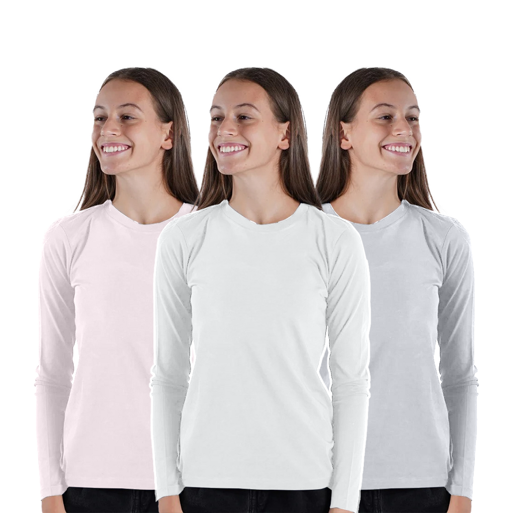 VYBE -Tees Pack Of 3-Gary,White,Pink