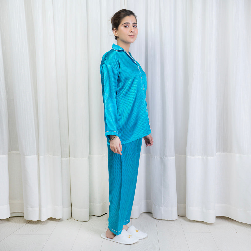 VYBE Printed Pj Set-1