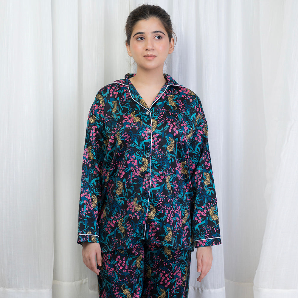 VYBE Printed Pj Set-4