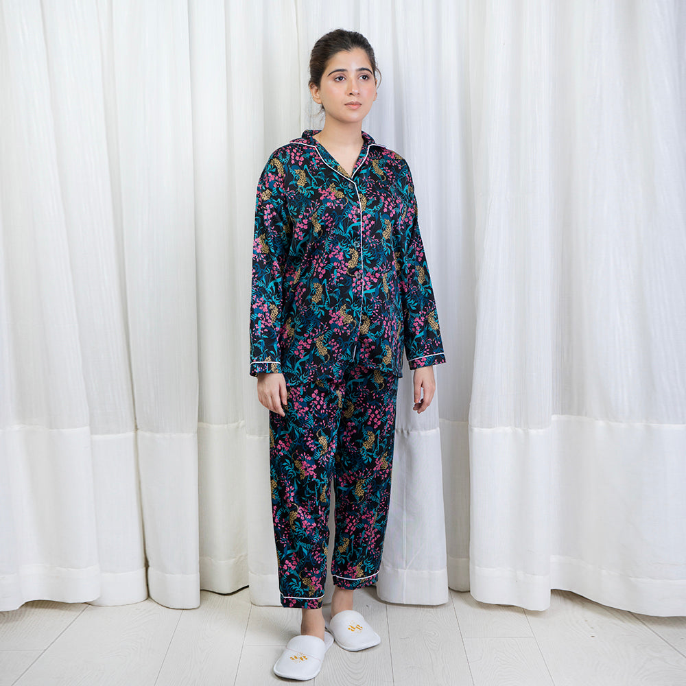 VYBE Printed Pj Set-4