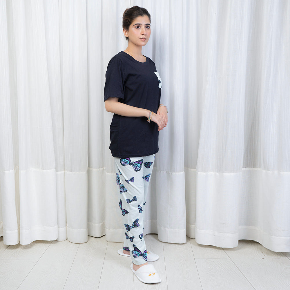 VYBE - Cotton Printed Pj set-4